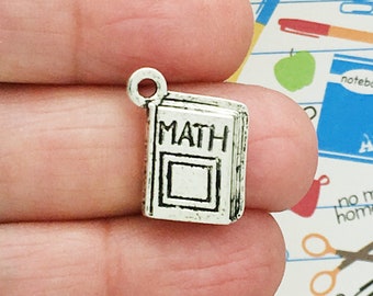 8 Math Charm Silver by TIJC SP0983