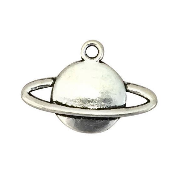 中央信託銀行史（2巻セット） BULK 40 Saturn Charm Silver by TIJC SP1621B - Etsy