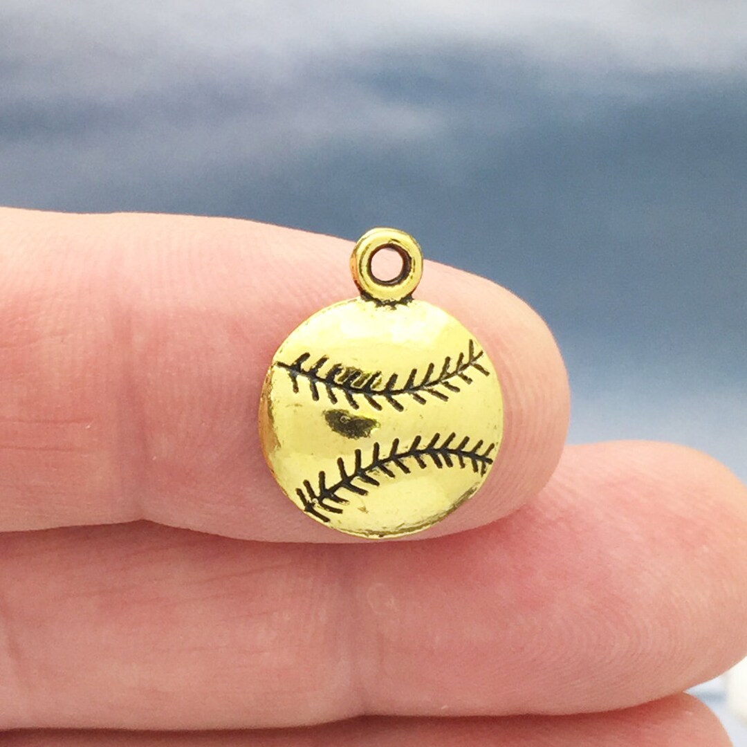BULK 50 Gold Baseball Charm Pendentif par TIJC SP1262B Etsy France