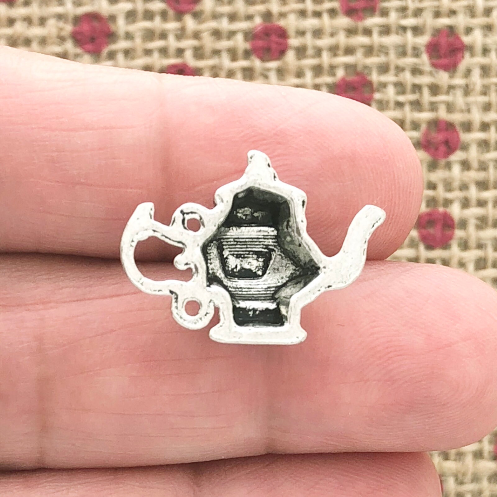 BULK 30 Silver Teapot Charm by TIJC SP0178B Etsy