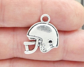 5 Silver Football Charm Double Sided by TIJC SP0887