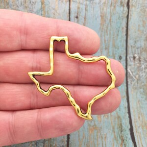 4 Gold Texas Charm Pendant by TIJC SP1112