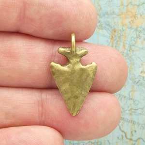 5 Arrowhead Charm Bronze by TIJC SP1188