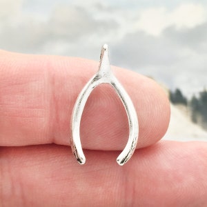 Wishbone Charm - Etsy