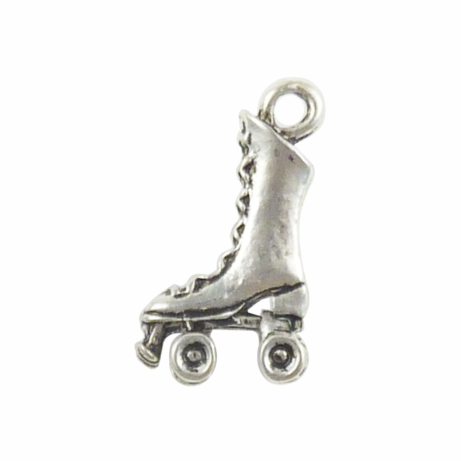 BULK 16 Roller Skate Charm Silver 20x12mm by TIJC SP0897B Etsy