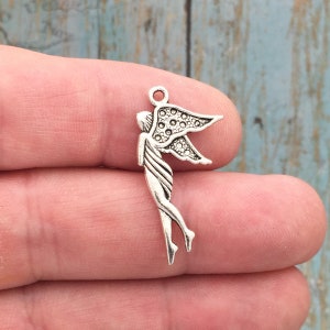 BULK 50 Fairy Charm Silver by TIJC SP0678B