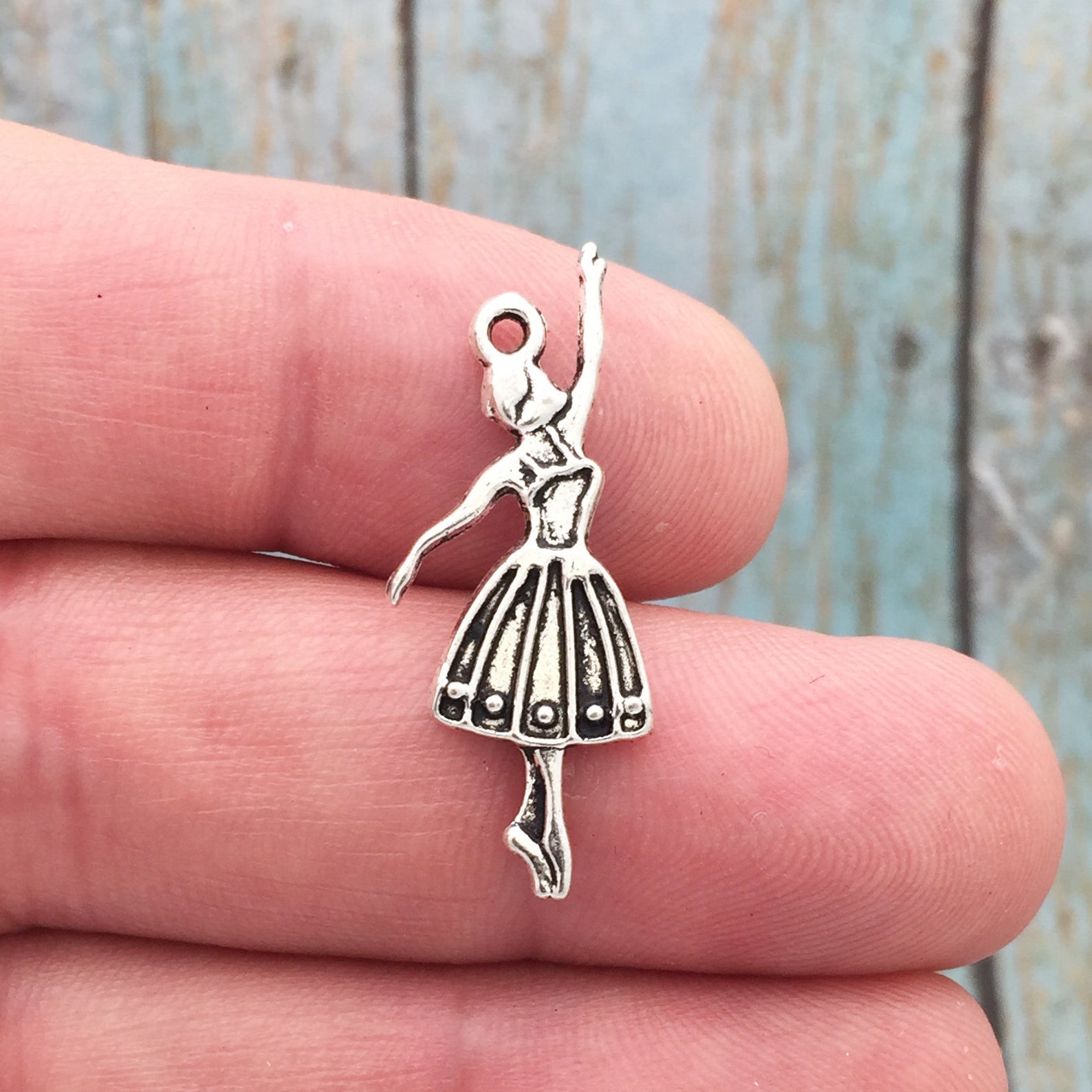 12 ballerina charm ballet pendant silver by tijc sp1015 12 ballerina charm ballet pendant silver by tijc sp1015