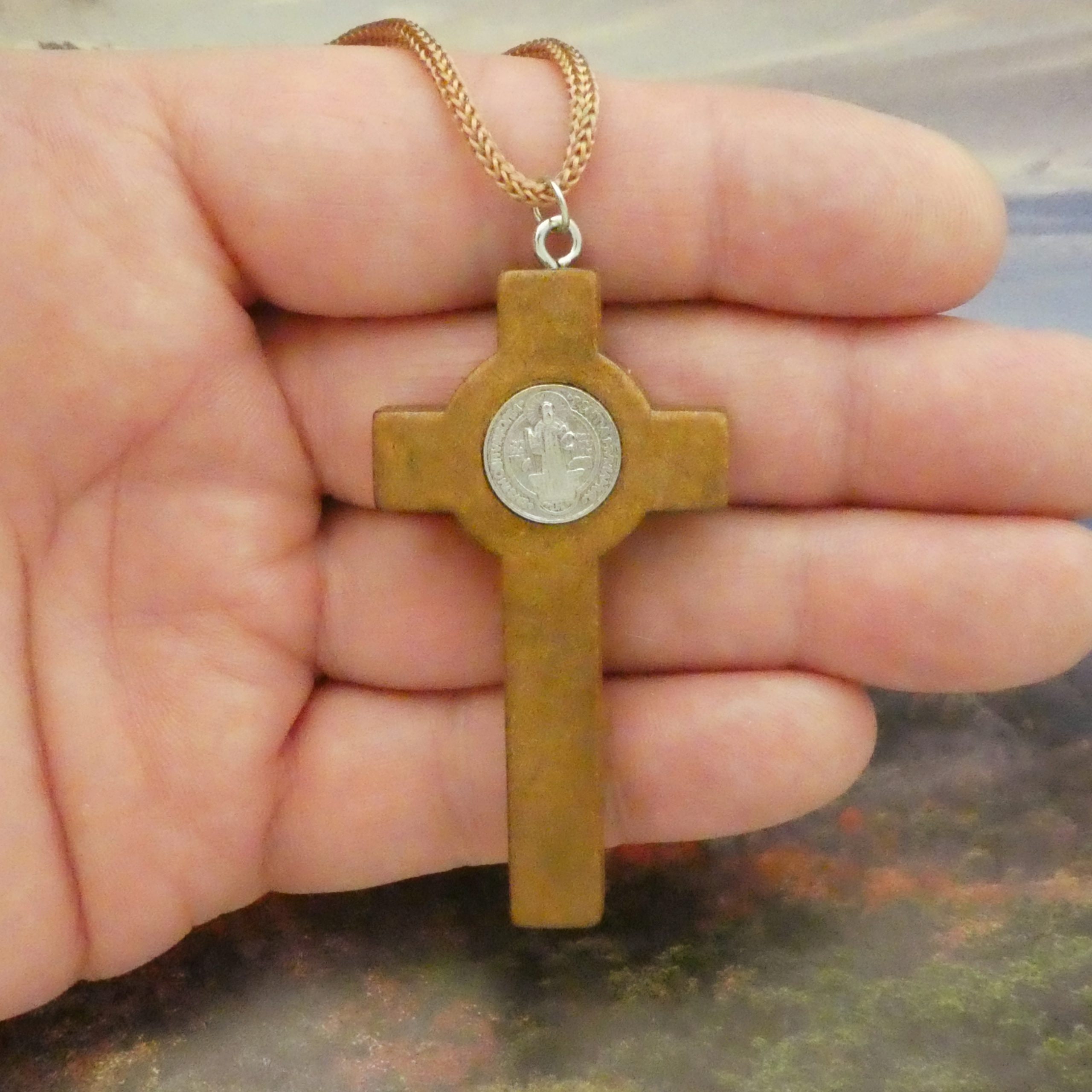 Benedict cross necklace deals