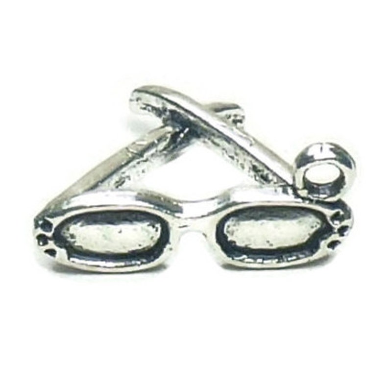 BULK 20 Sunglasses Charm Silver 8x18mm by TIJC SP1009B