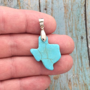 1 Silver Texas Charm Pendant by TIJC SP1643