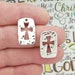 Waxing Poetic Sterling Silver Cross Pendant Charm, NEW With Tags