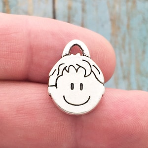 4 Little Boy Charm Silver by TIJC SP0384