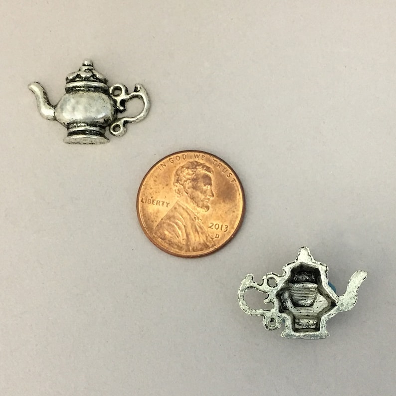 BULK 30 Silver Teapot Charm by TIJC SP0178B Etsy