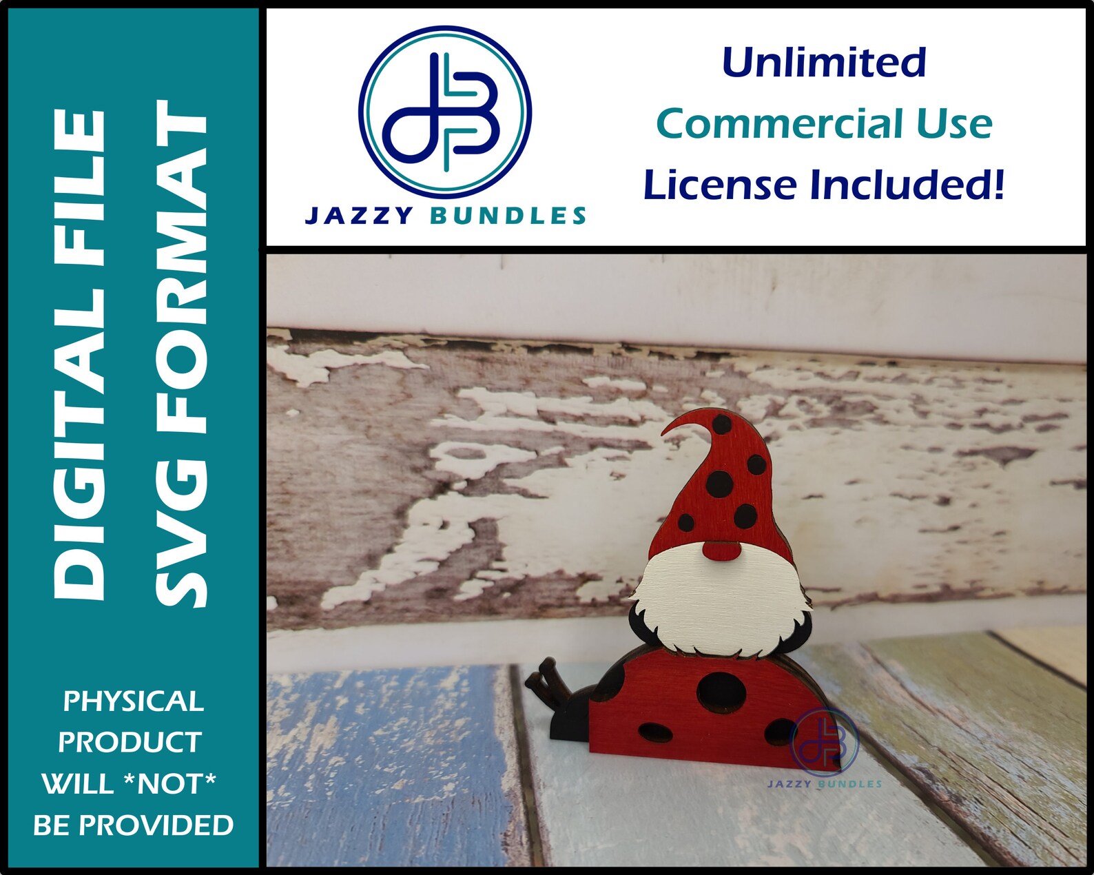 Download Ladybug Gnome SVG Swing Accessories Standing Gnome Ladybug ...