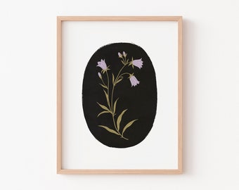 Bellflower - Art Print - Wall Art - Poster - Papier Fleuri Co