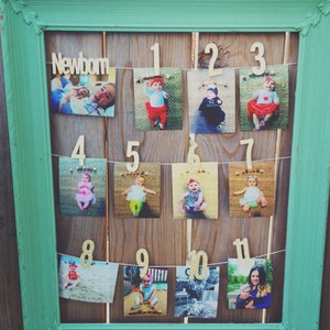 1st Birthday monthly photo banner, Monthly Photo Banner, First Birthday Banner, Birthday Party Happy Birthday, Monthly Banner, 1st birthday