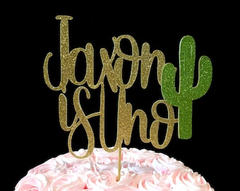 Fiesta cake topper, Fiesta 1st birthday, Fiesta 1st birthday cake topper, cactus cake topper, 1st birthday cactus, fiesta decorations party