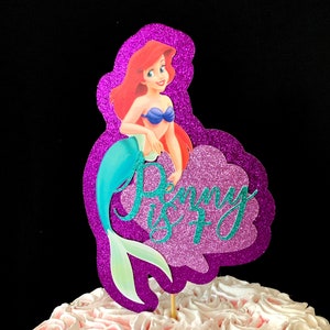 Ariel Cake Topper, Mermaid Birthday, Mermaid Deko, Ariel Geburtstagsdeko, Mermaid, The little mermaid cake topper