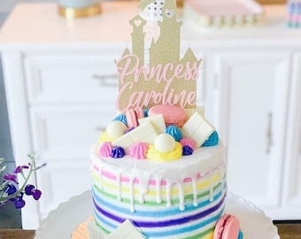 Princess cake topper, Princess decorations, Princess, Princess Castle, Princess birthday