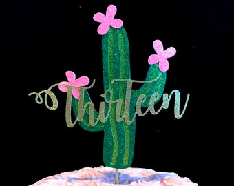 Fiesta cake topper, Fiesta topper, Cactus cake topper, Fiesta birthday, Fiesta birthday cake topper, Fiesta decorations, cactus decorations