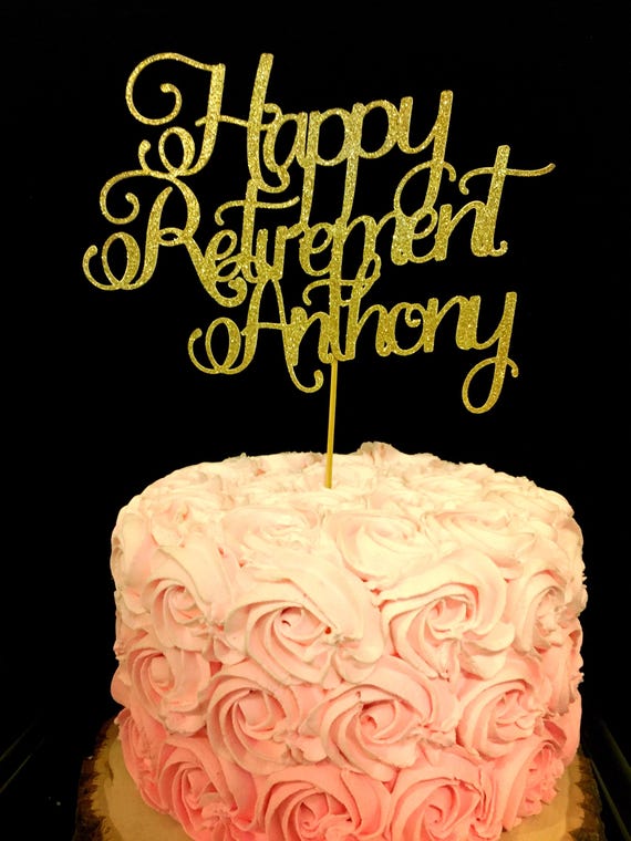 Happy Gateau De Depart A La Retraite Depart En Retraite De Etsy Happy Gateau De Depart A La Retraite Depart En Retraite De Etsy