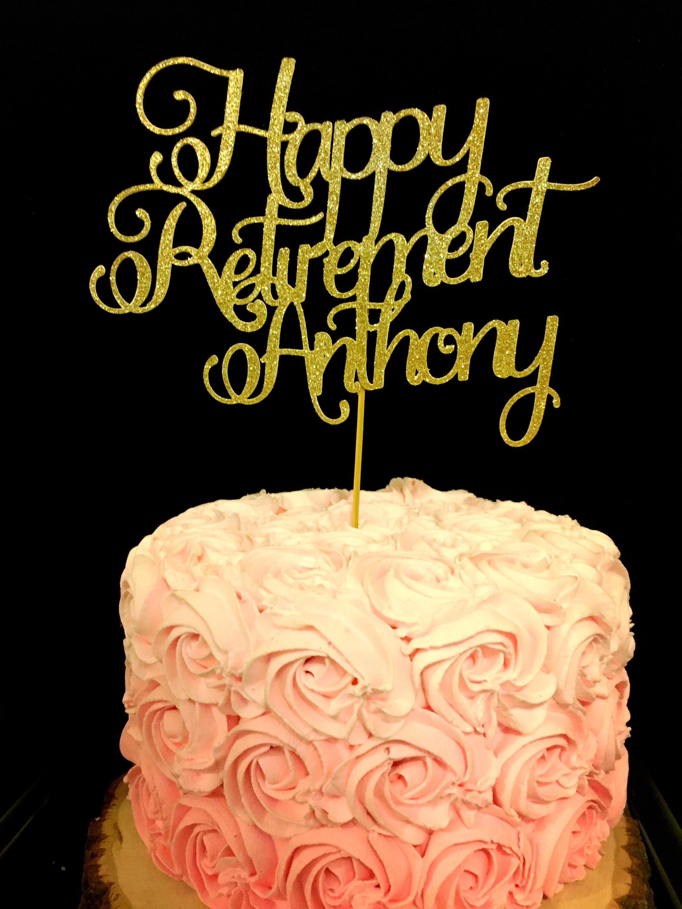 Happy Gateau De Depart A La Retraite Depart En Retraite De Etsy Happy Gateau De Depart A La Retraite Depart En Retraite De Etsy