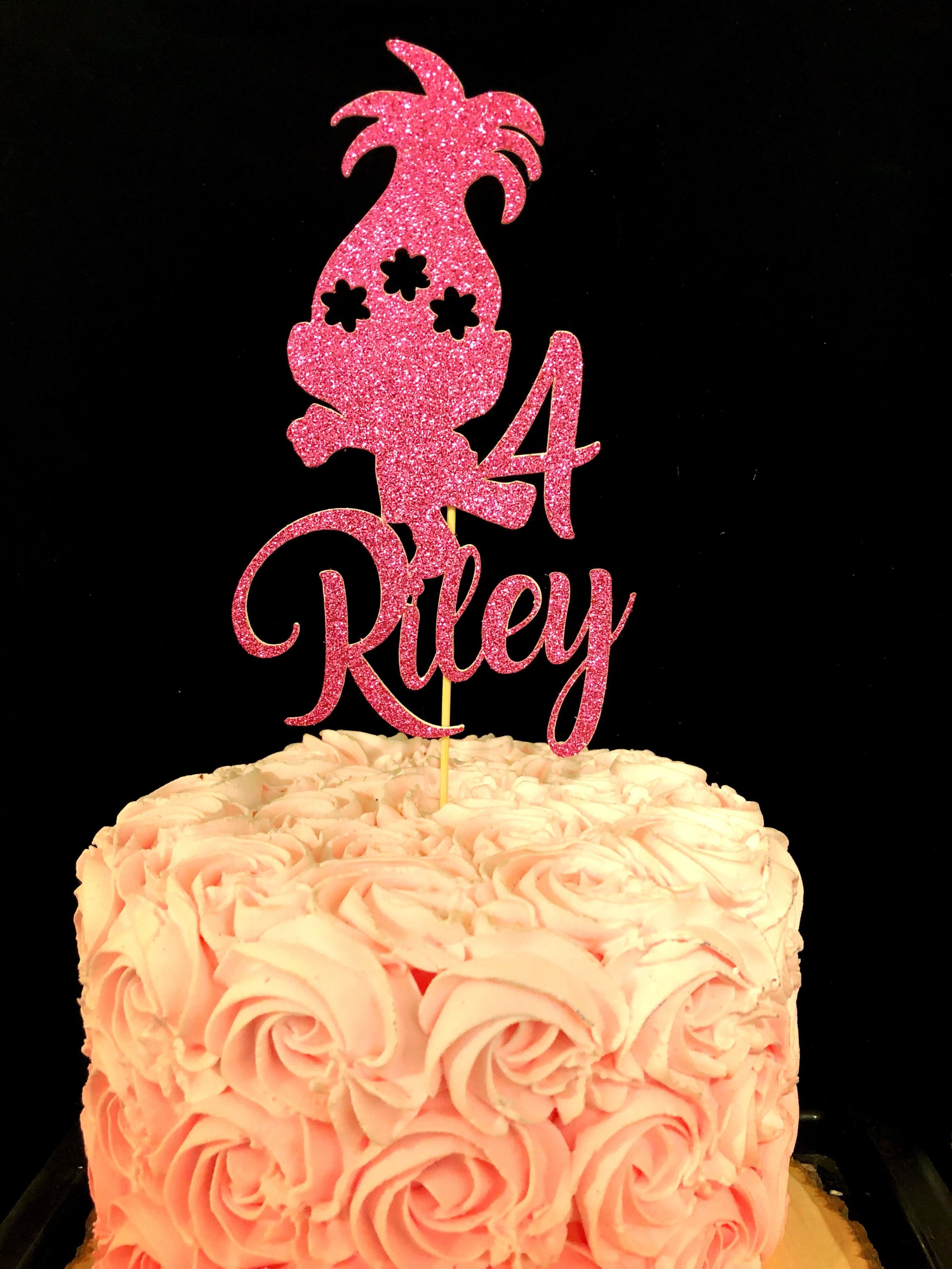 Troll De Gateau Troll Danniversaire Gateau Decorations De Etsy