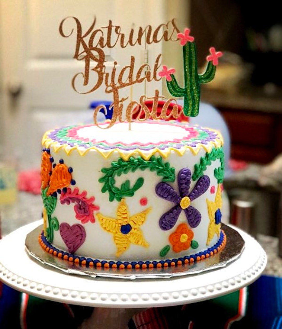 Bridal Shower Cake Topper, Bridal Fiesta, Bridal Shower, Fiesta Bridal