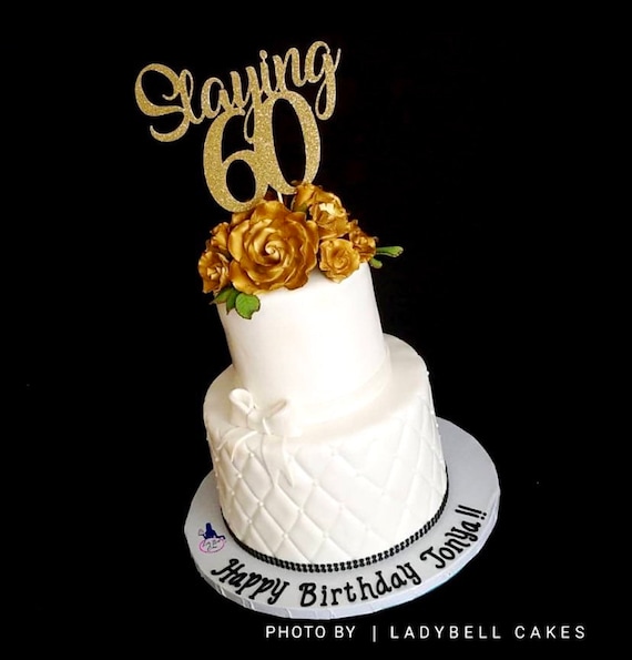 Personnalisé de l/'Australie à thème Square Happy Birthday Cake Topper