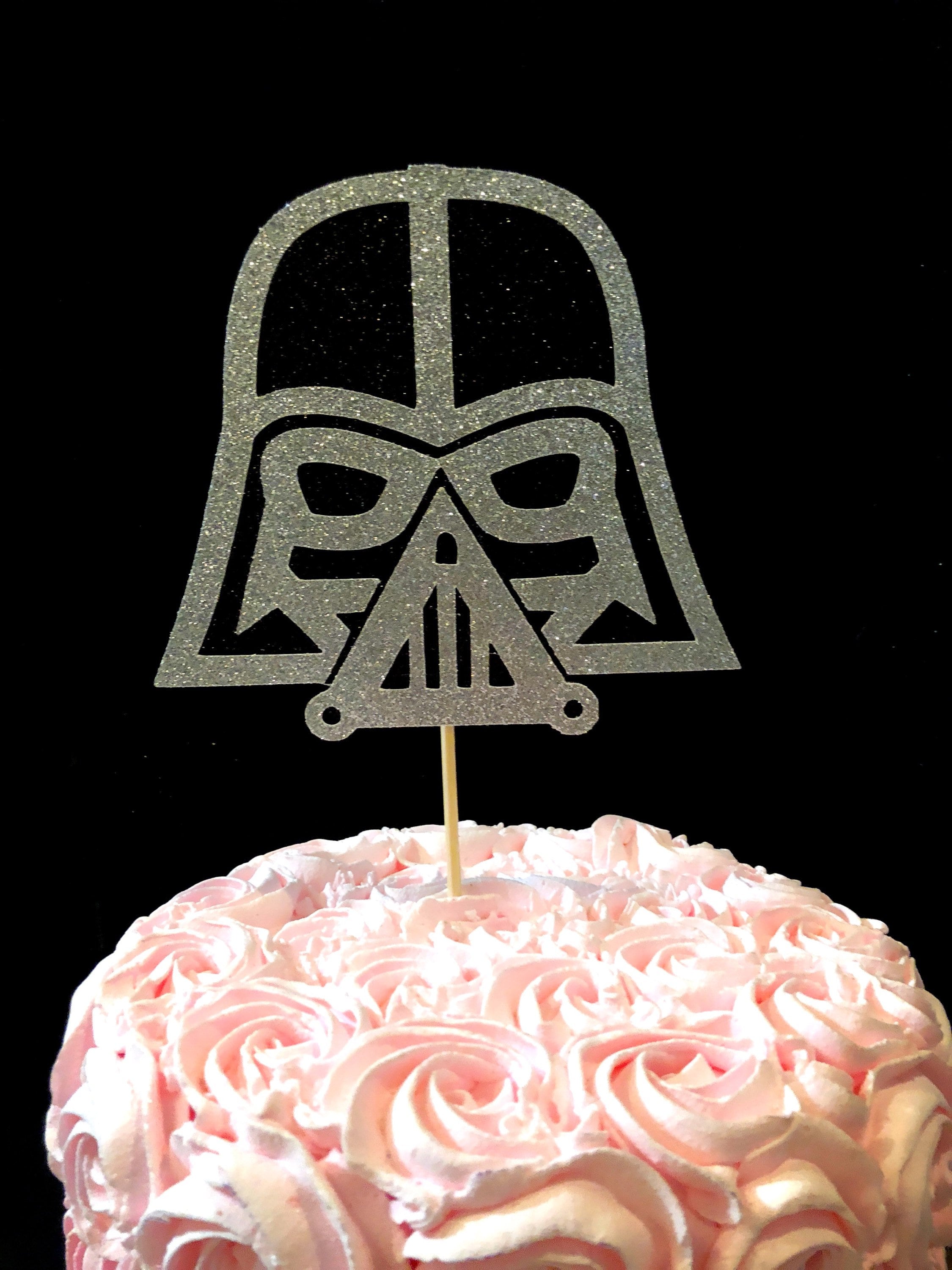Darth Vader Cake Topper Darth Vader Party Darth Vader Star Etsy