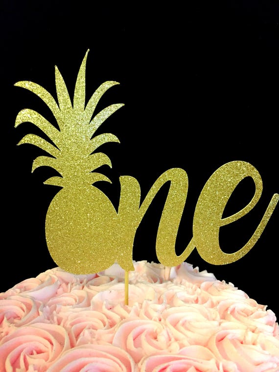Une Forme De Gateau Ananas Ananas 1er Anniversaire Etsy
