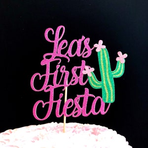 1st birthday fiesta cake topper, Fiesta birthday, Fiesta 1st birthday, fiesta cake topper, cactus cake topper, Fiesta topper, Cactus