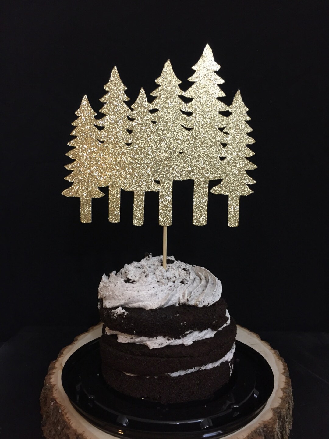 Christmas Tree Cake Topper Christmas Cake Topper Christmas Etsy