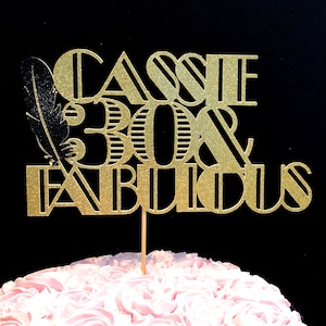 Great Gatsby cake topper, Great Gatsby Decorations, Great Gatsby birthday decorations, 20&#39;s decor, 1920&#39;s decorations, Great Gatsby