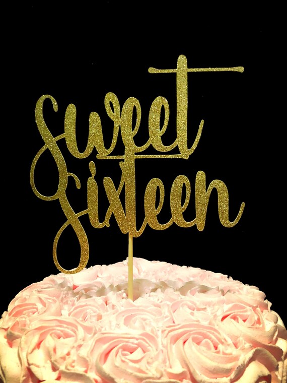 Poster Decorazione Sweet 16 Compleanno Per Ragazza: Stendardo Tessuto Nero E Oro 90x180 Cm - 5