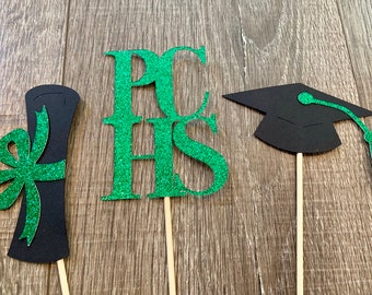 Graduation Centerpiece Sticks 2019, Graduation Party, Graduation Decorations[, Class of 2019 , High School Graduation, Graduation sticks