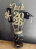 Graduation Centerpiece Sticks 2026, Graduation Party, Graduation Decorations, Class of 2026, Name stick,  Graduation sticks, 2026 sticks
