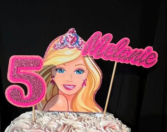 Fashion doll birthday cake topper, fashion doll, doll, fashion doll birthday, personalized doll cake topper, set of 3