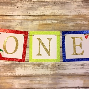 One highchair banner, 1st birthday highchair banner, highchair banner, ONE banner, 1st birthday banner, 1st birthday beach highchair banner