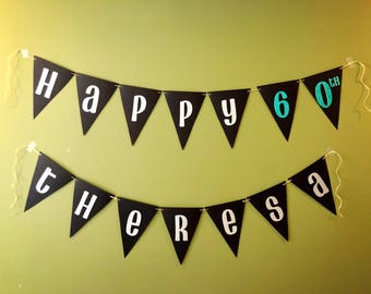 Happy Birthday banner, Birthday banner, Birthday decorations, Happy Birthday party decorations, Birthday banners, Birthday decor