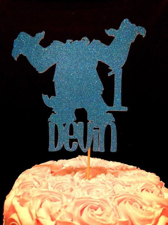 Monsters Inc Cake Topper Monsters Inc Party Decorations Etsy
