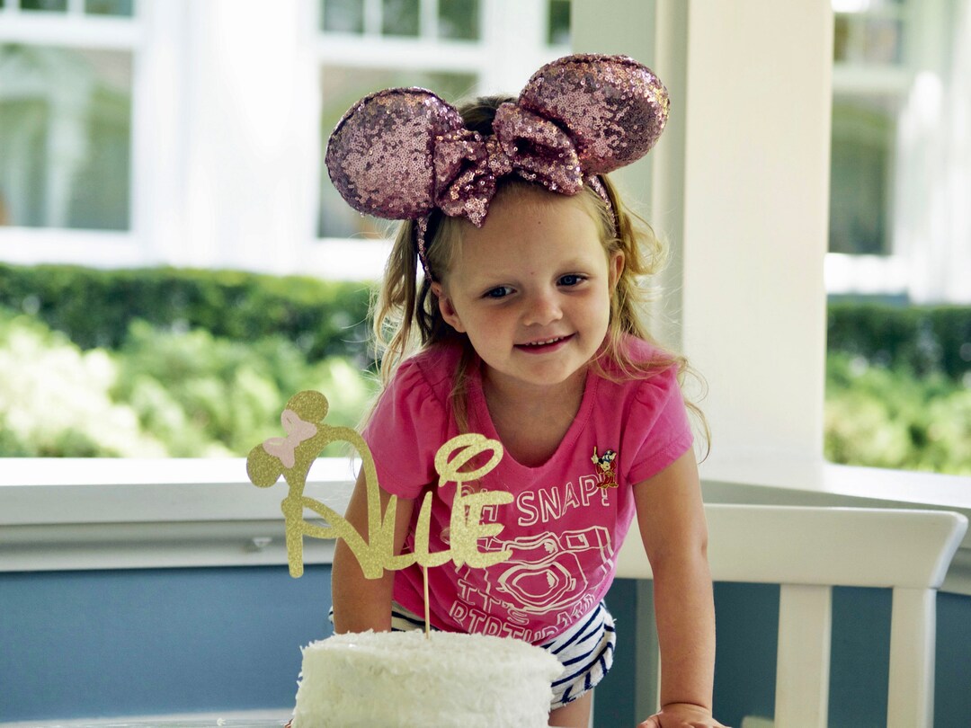 Minnie Mouse Cake Topper Disney Cake Topper Birthday Minnie - Etsy