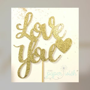Love you cake topper, Love you, Love cake topper, Wedding cake topper, Love wedding cake topper, Love you wedding cake topper, Wedding, Love