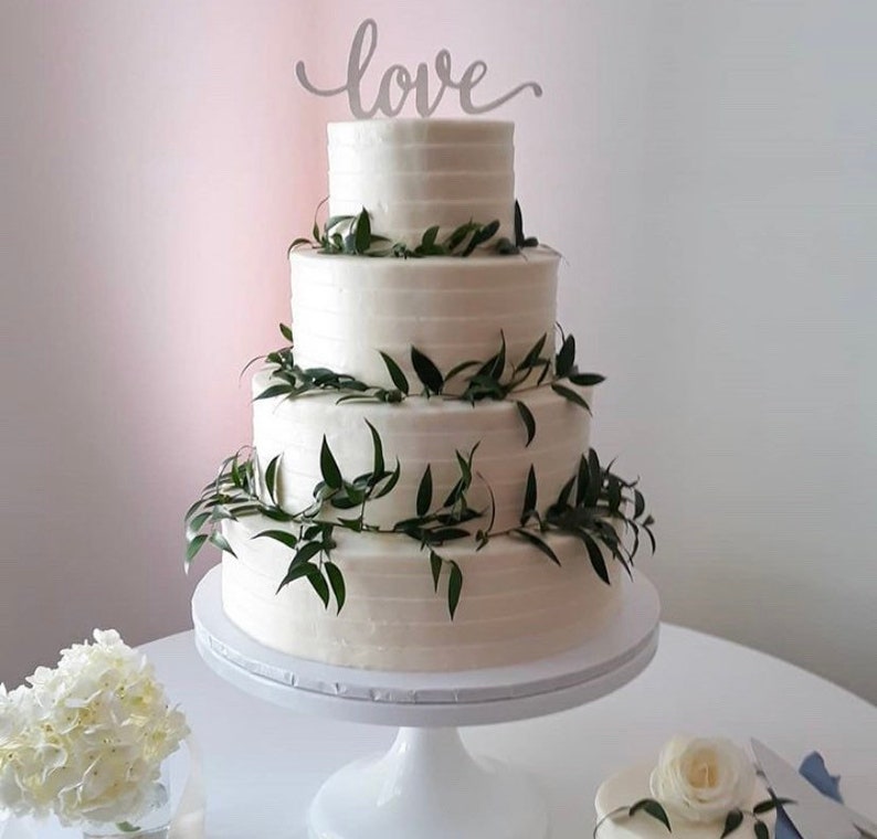 Love Wedding Cake Topper Wedding Cake Topper Wedding Etsy