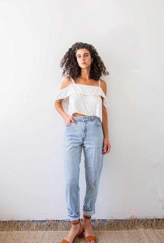 Faded Levi's 550 Workroom Jeans