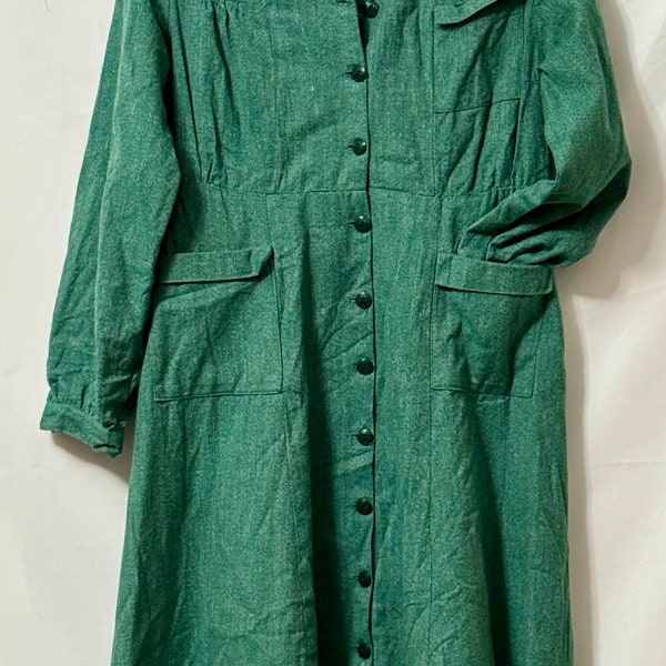 Vintage 1940s Girl Scout leader dress