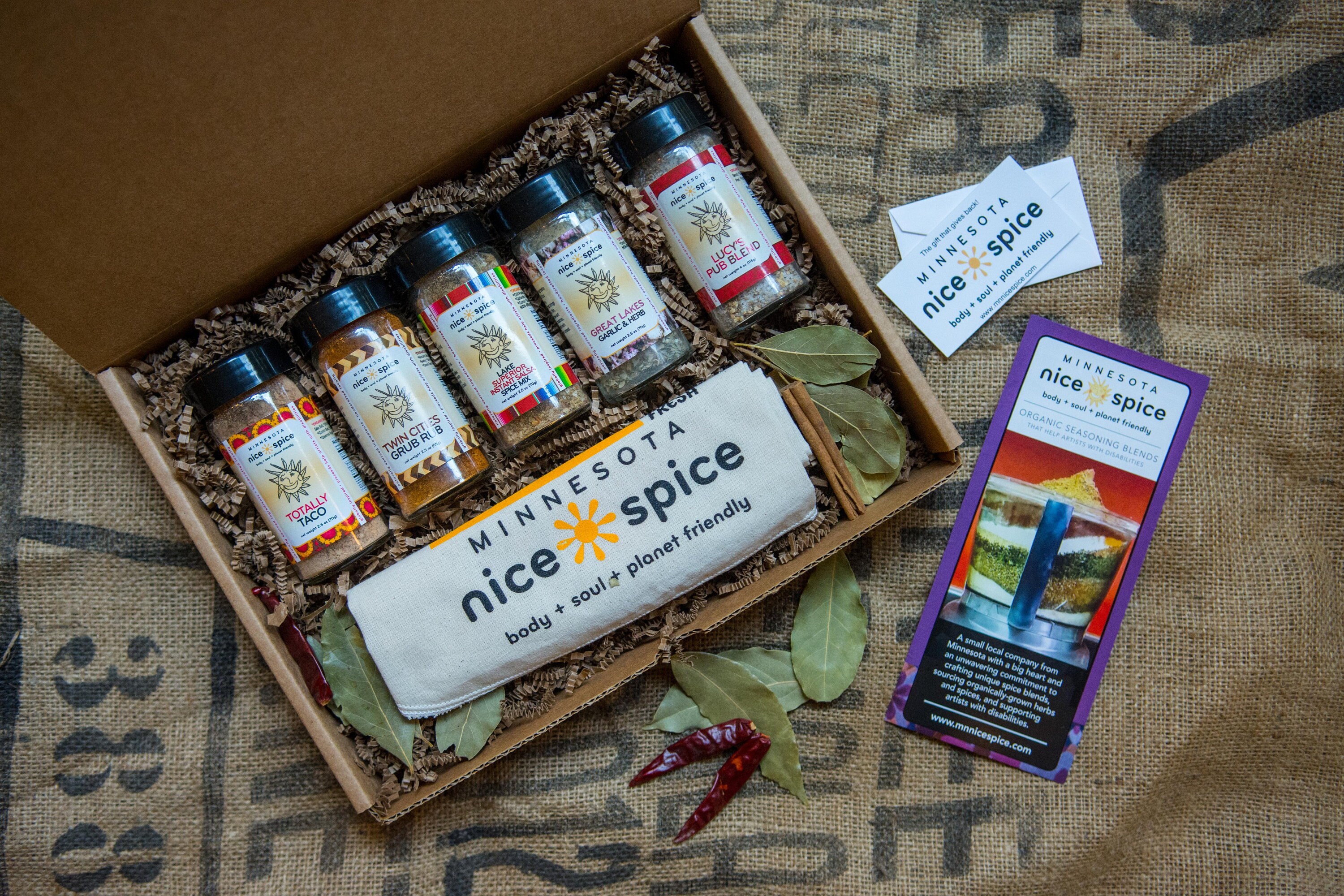 5 Organic spice blend gift box Etsy.de