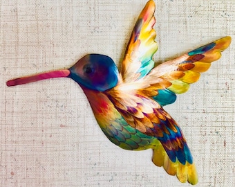 Hummingbird wall art
