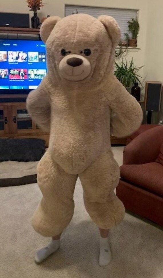Giant Teddy Bear Costume 54 Tall Large Youth Etsy