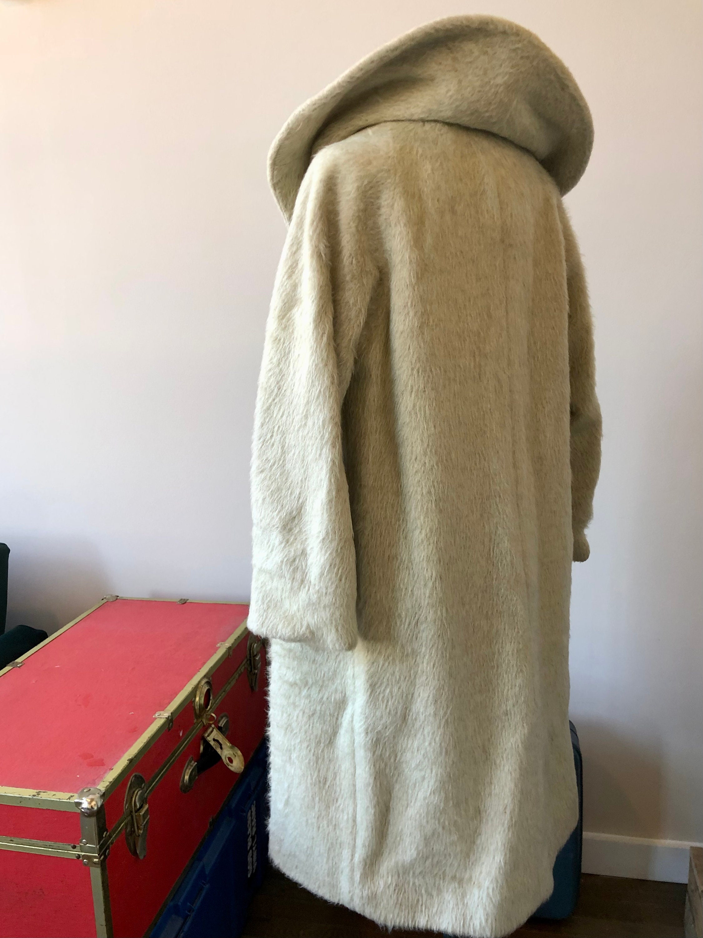 Vintage Cream Lilli Ann Mohair Wool Coat Vintage Mohair Coat Etsy